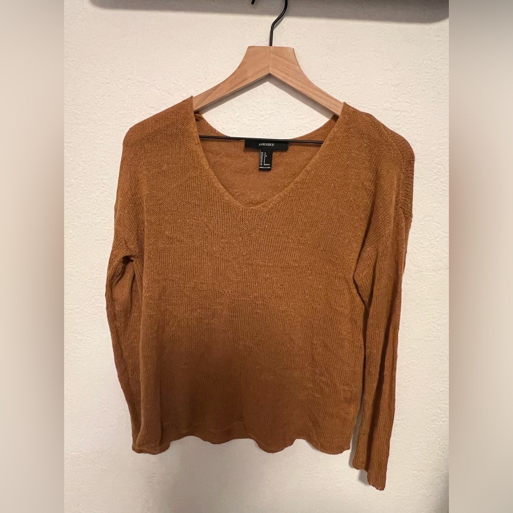Brown sweater